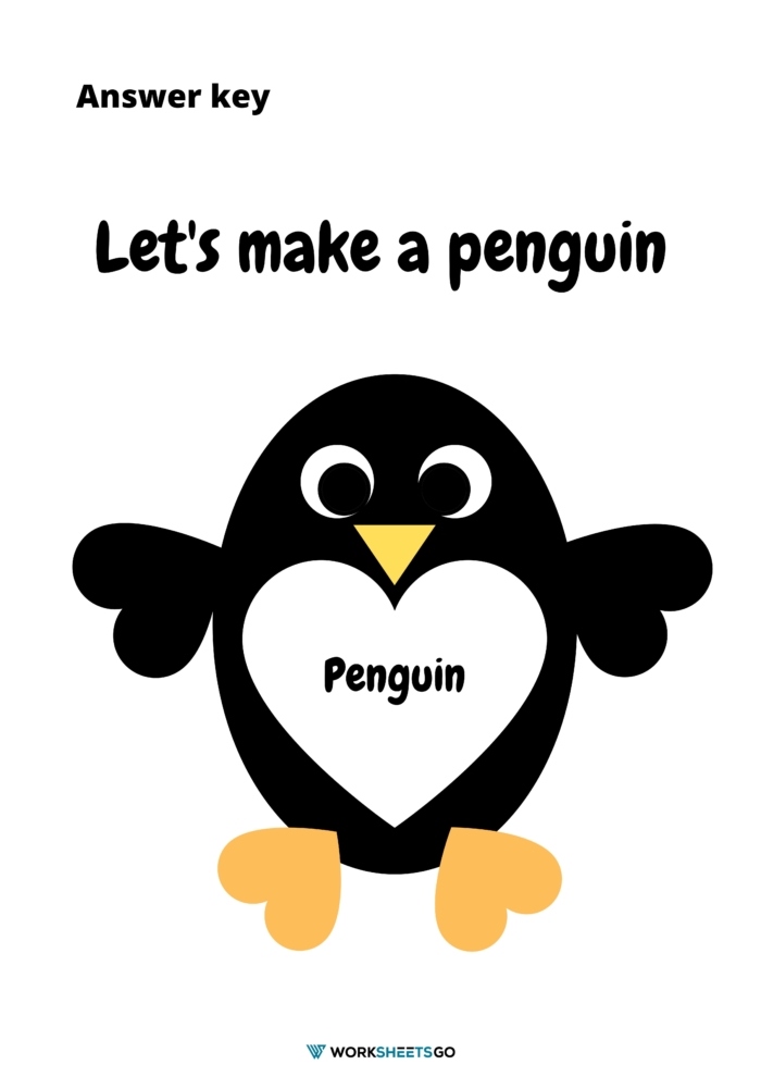 Penguin Cut Outs Worksheets Result