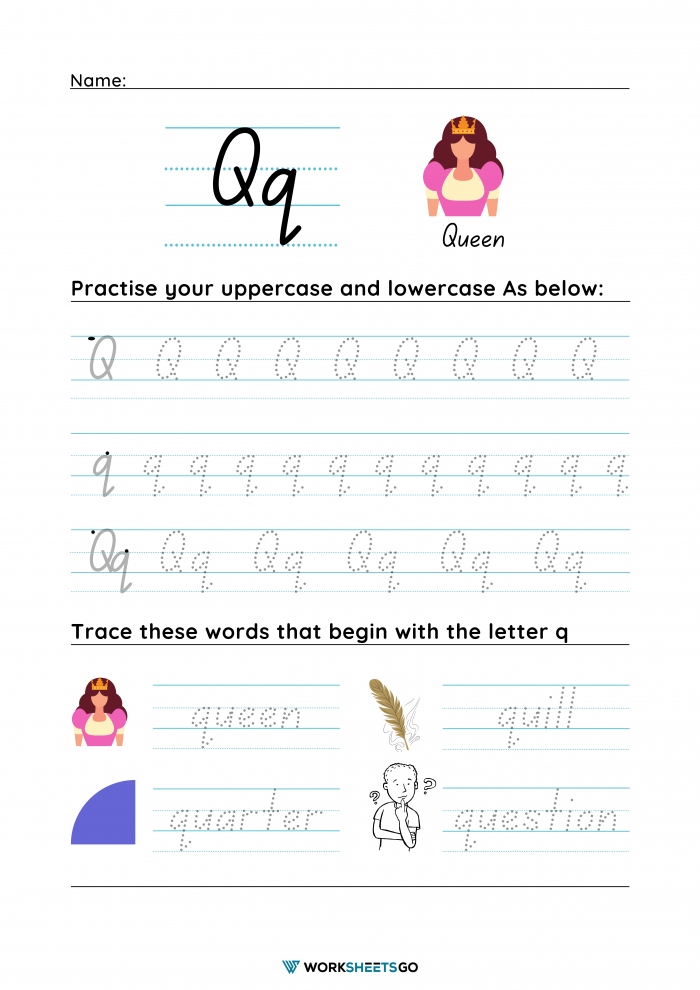 Letter Q Worksheets