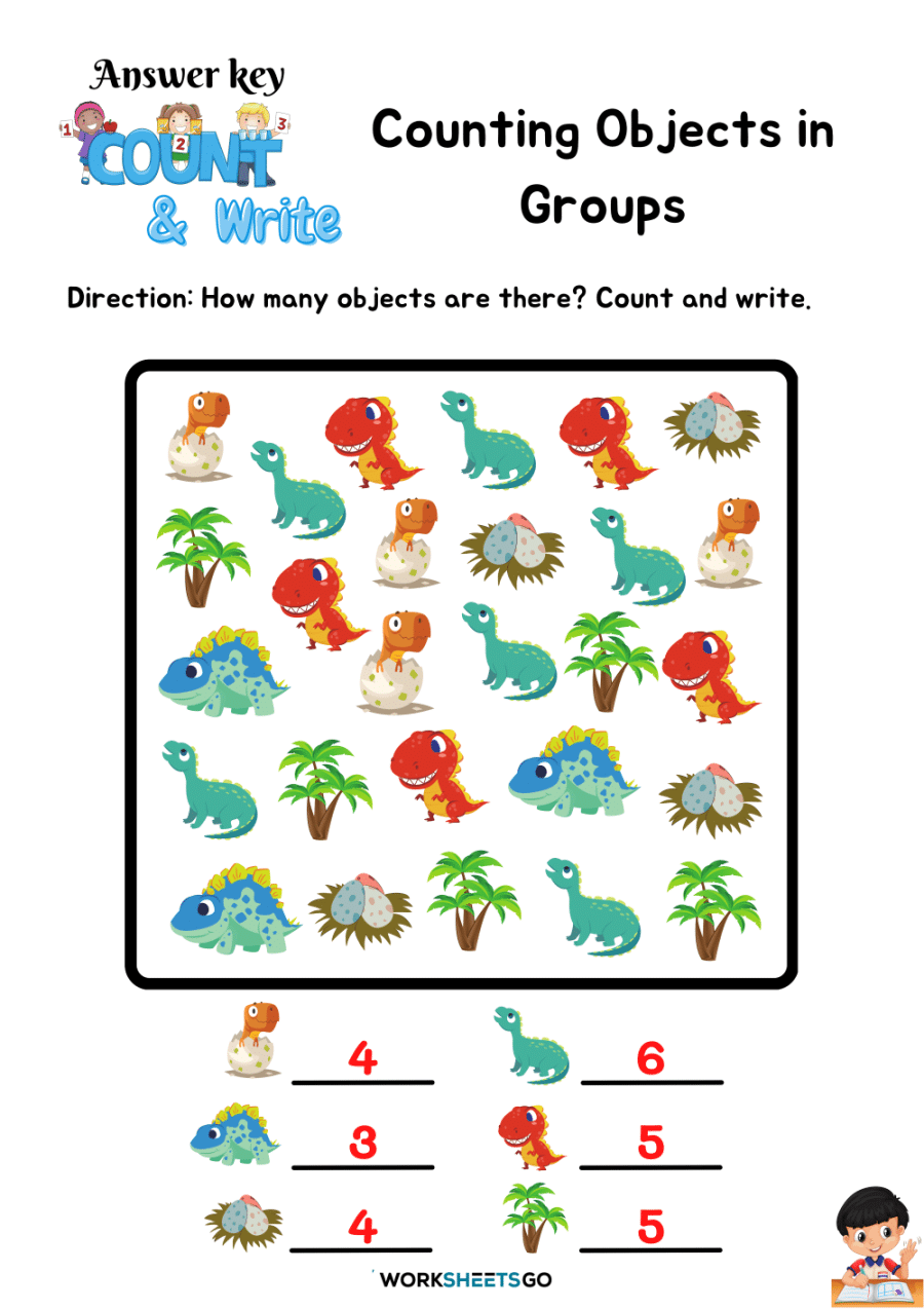 Counting Objects In Groups Worksheet Answer Key